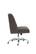 Alt View 15. Linon Home Décor - Contemporary Powder-Coated Steel Cafe/Kitchen/Home Office Chair - Charcoal.