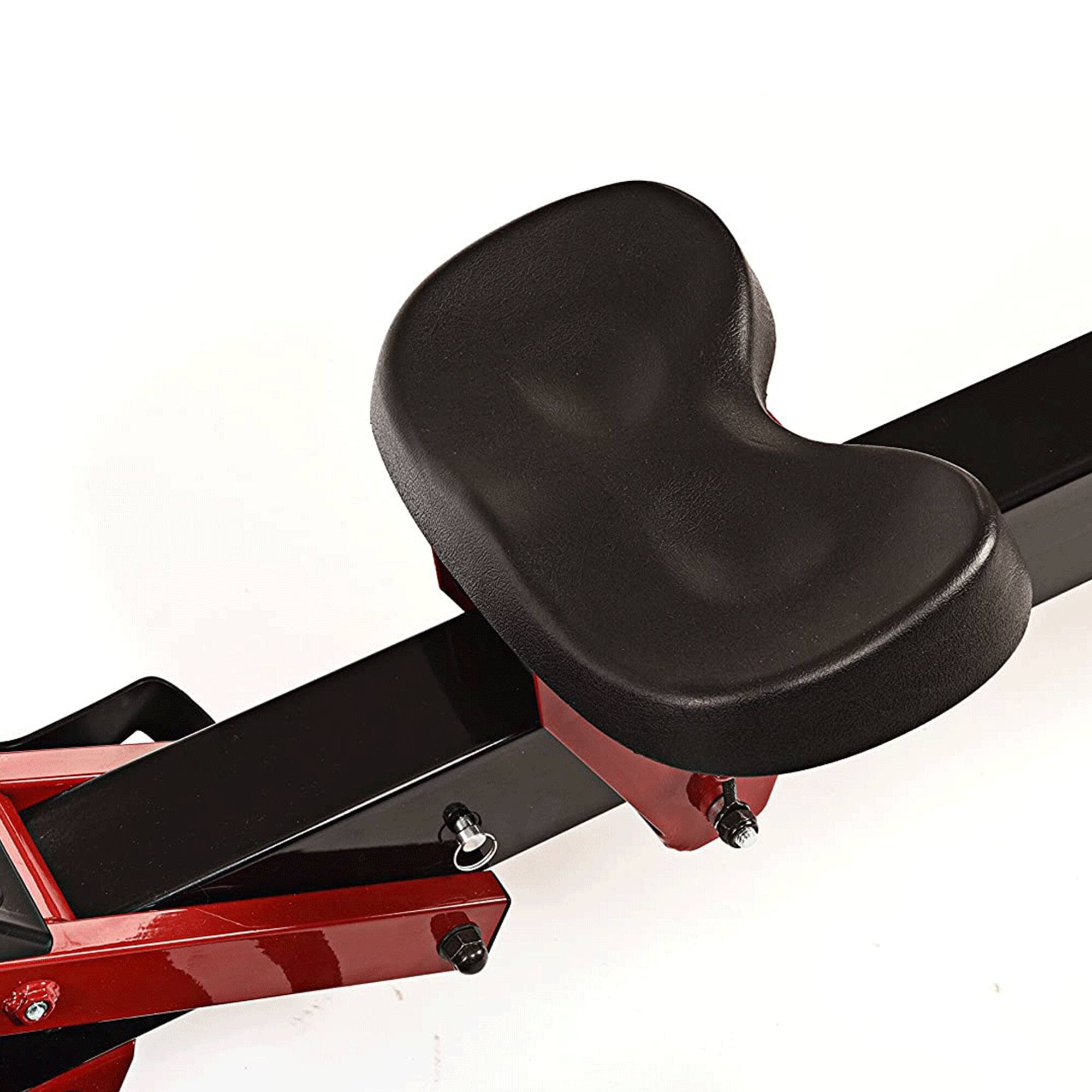 Alt View 2. Stamina Products - Stamina Cardio Exercise Foldable X Air Rower Rowing Machine w/ LCD Display, Red - Red.