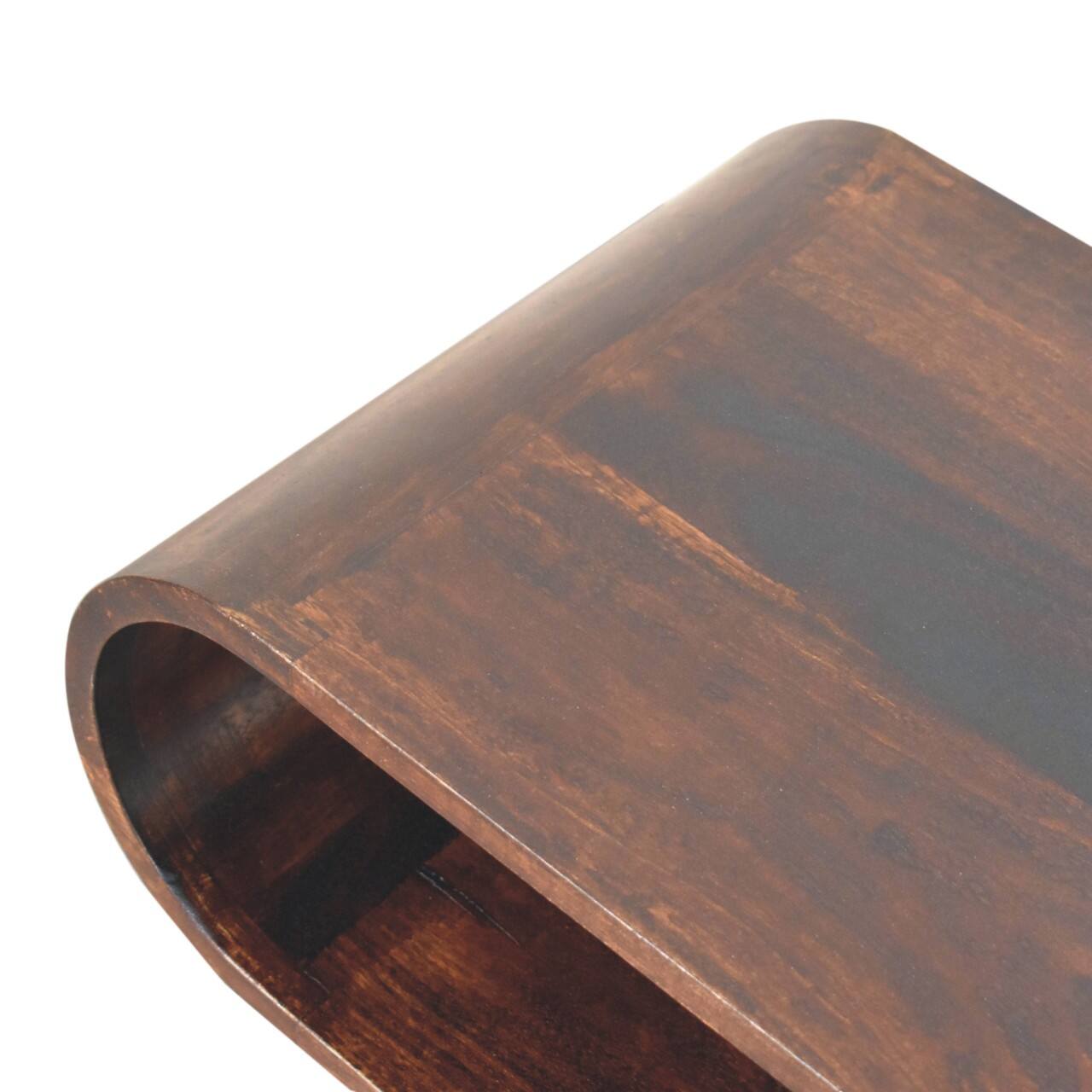 Alt View 2. Artisan Furniture - Artisan Furniture Solid Wood Amaya Light Walnut Coffee Table - Brown.