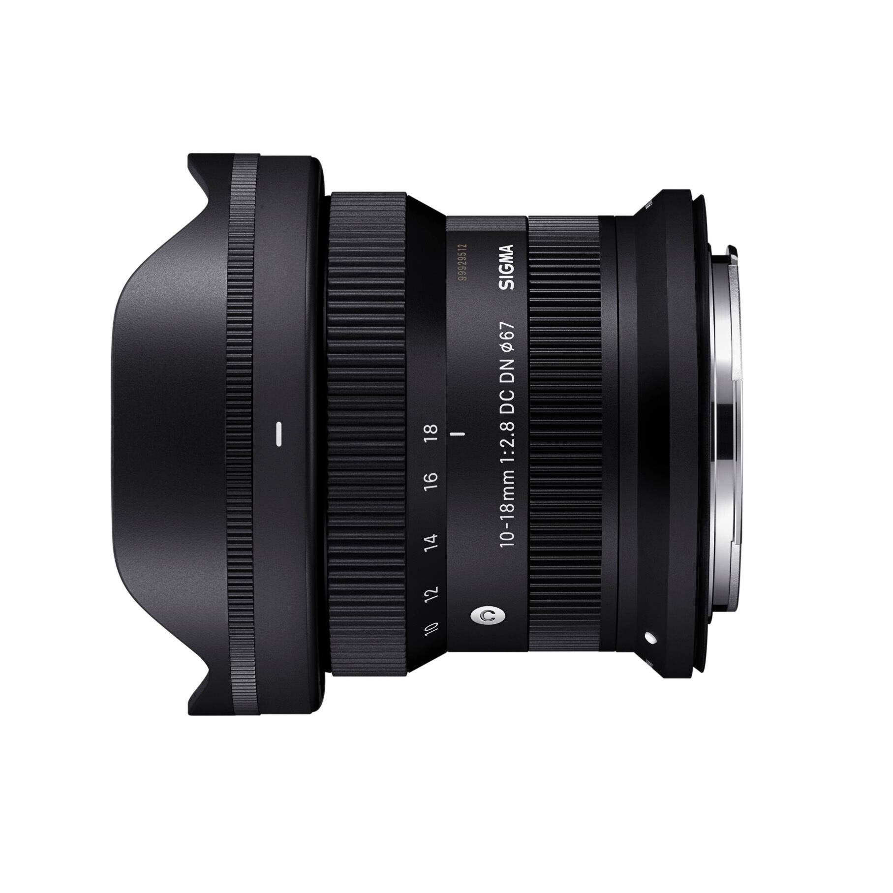 I 18 16 14 12 10 12 10 I 99928512 - SIGMA 67 DN DC 1:2.8 10-18mm C