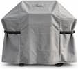 Front. KHOMO GEAR - Grill Cover 58 Inch Waterproof, Heavy Duty BBQ Gas Grill Cover with Air Vents and Tool Pocket - 58"W x 24"D x 44"H - Gray.