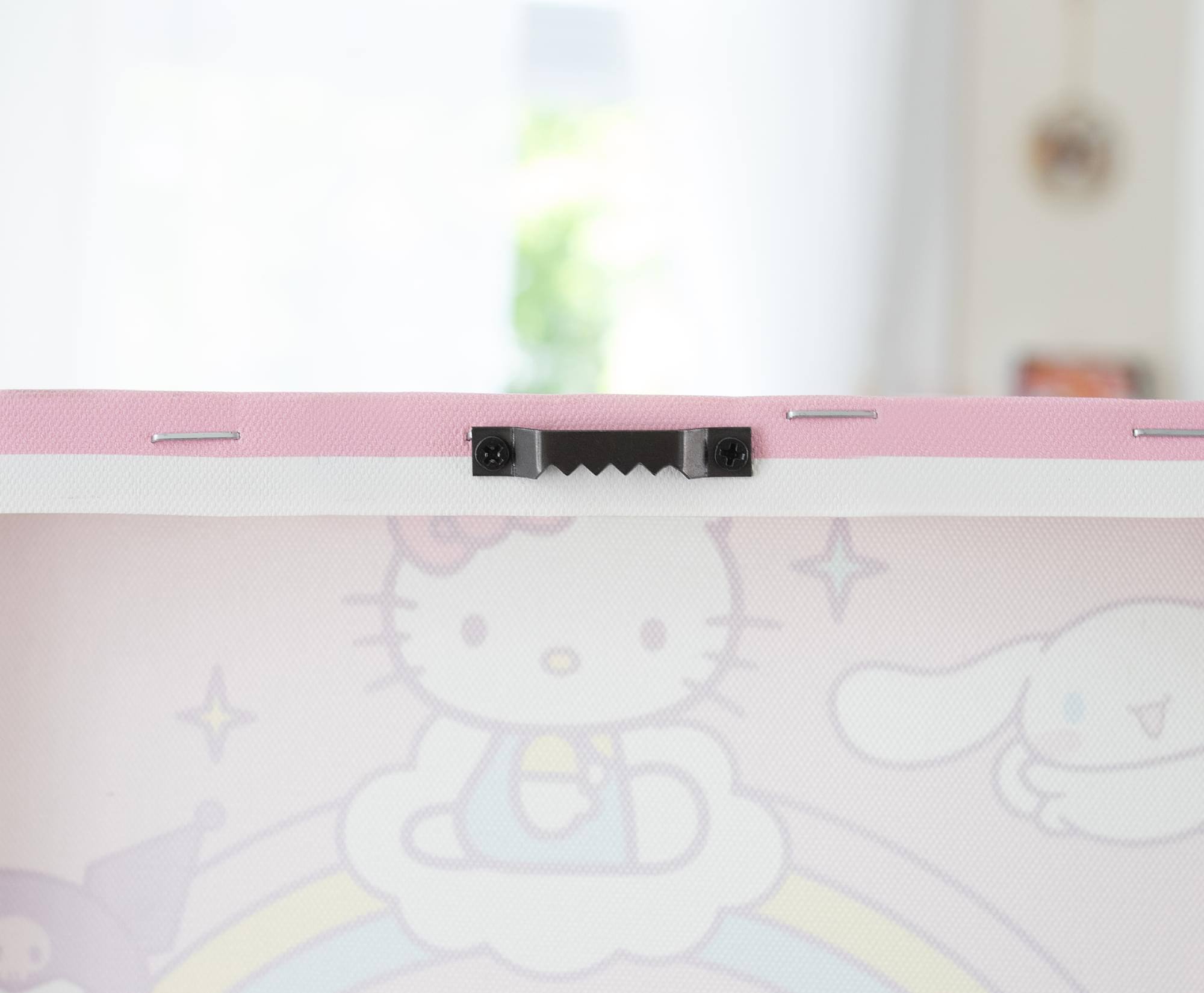 Alt View 4. Silver Buffalo - Sanrio Hello Kitty and Friends Rainbows Canvas Wall Art | 12 x 12 Inches - Pink.