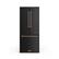Front. Thor Kitchen - Gordon Ramsay Series by Thor Kitchen 17.5 Cu. Ft. Counter Depth Refrigerator with Rose Gold Hardware - Black.
