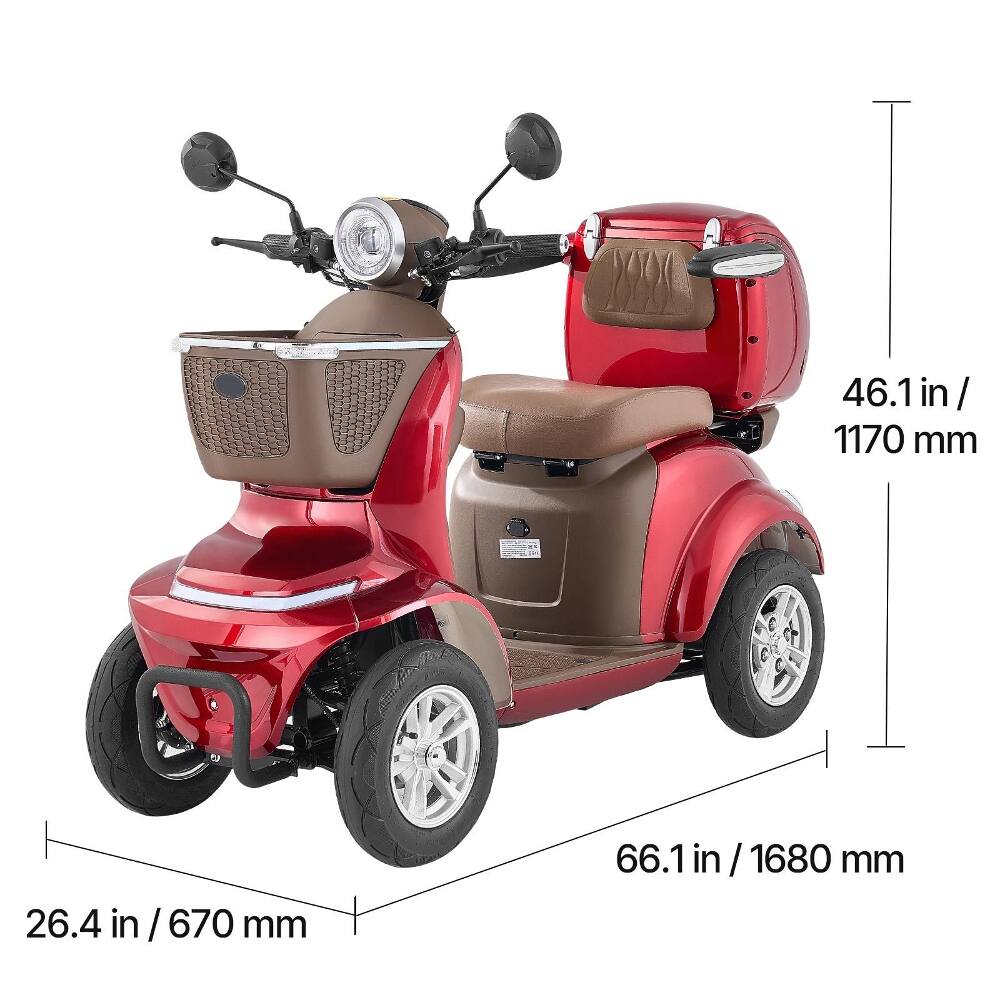 46.1 in / 1170 mm  
26.4 in / 670 mm  
66.1 in / 1680 mm