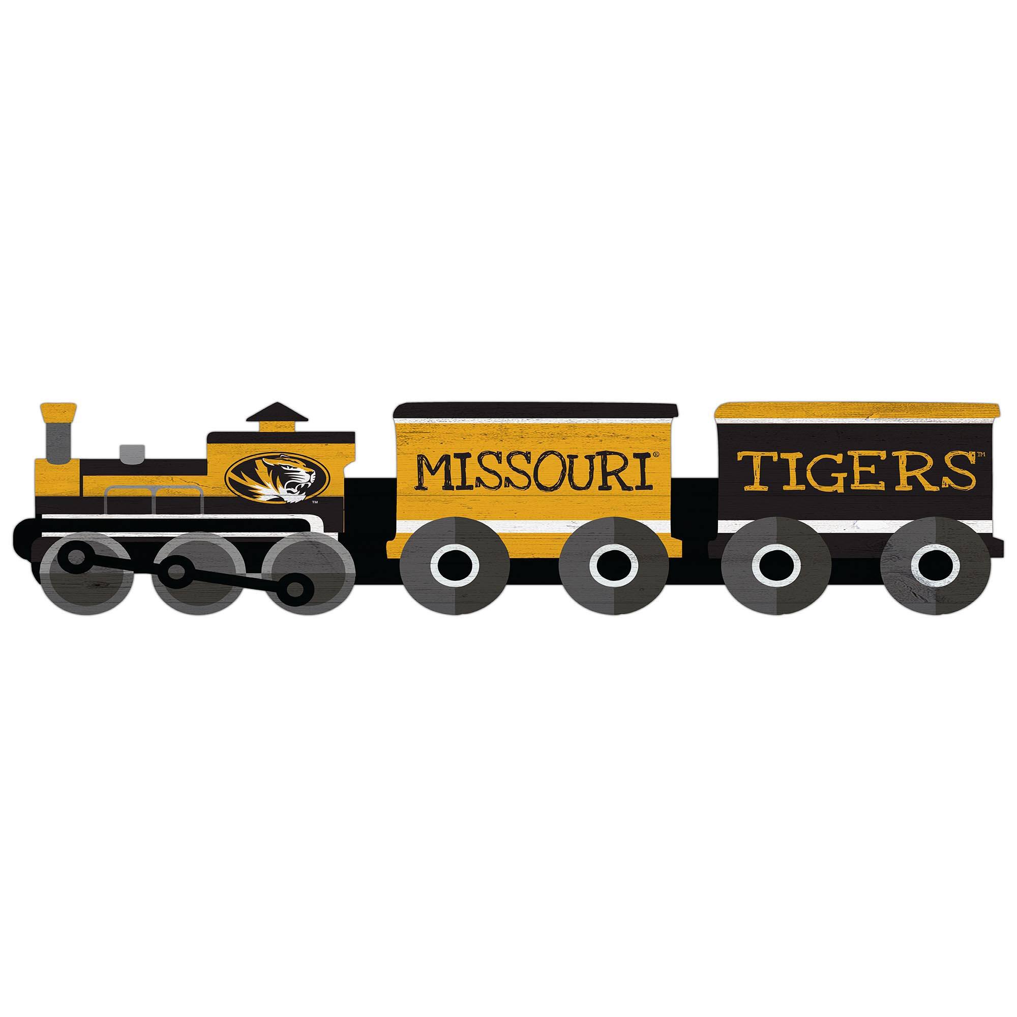 Missouri Tigers 6'' x 24'' Train Cutout Sign