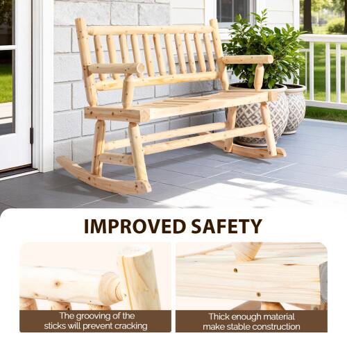 IMPROVED SAFETY

The grooving of the sticks will prevent cracking

Thick enough material make stable construction