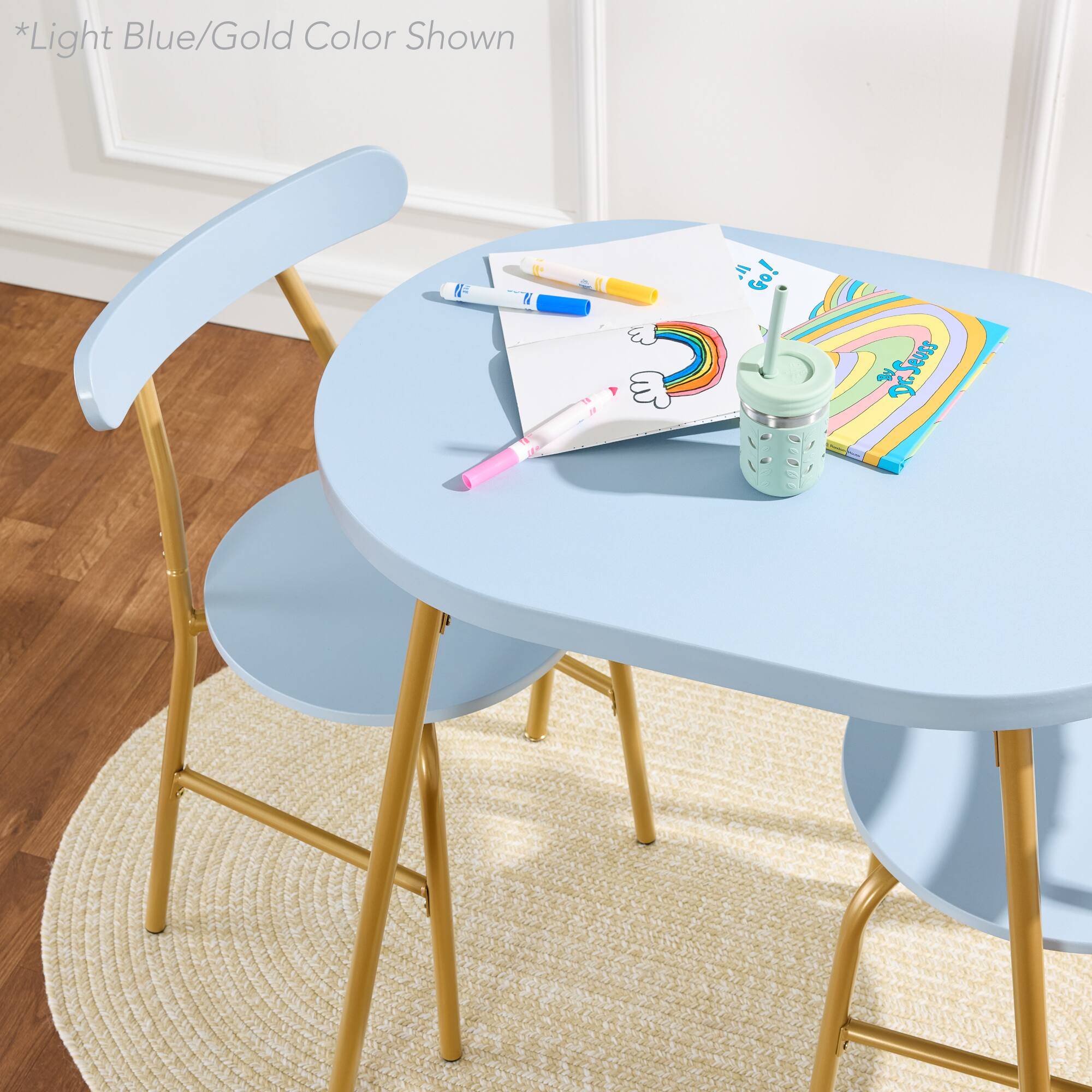 *Light Blue/Gold Color Shown