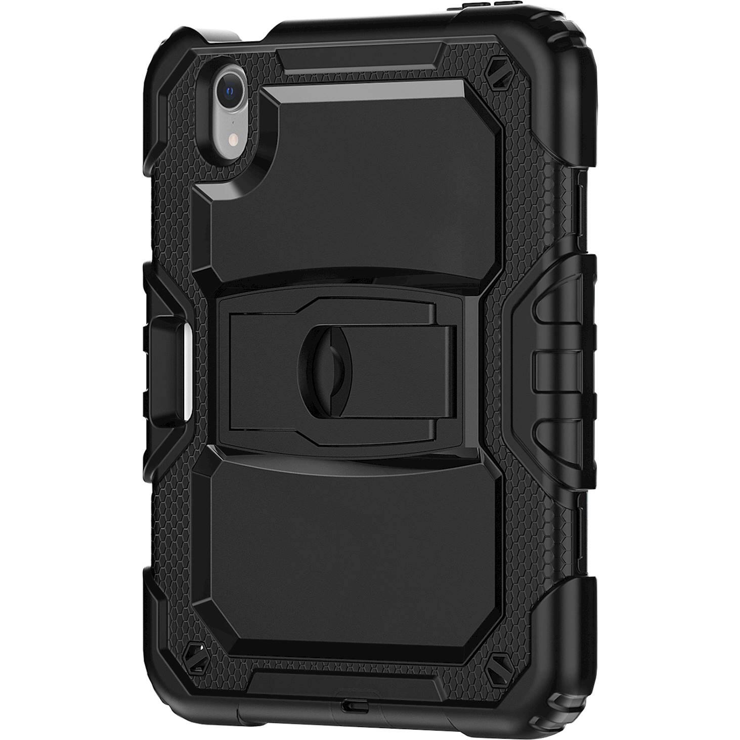 Left. SaharaCase - Defence Series Case for Apple iPad mini (A17 Pro) and Apple iPad mini (6th Generation 2021) - Black.