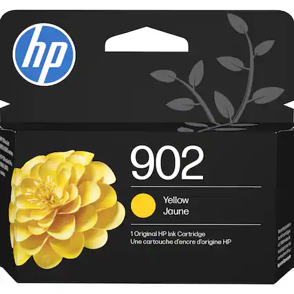 hp
902
Yellow Jaune
1 Original HP Ink Cartridge
Une cartouche d'encre d'origine HP