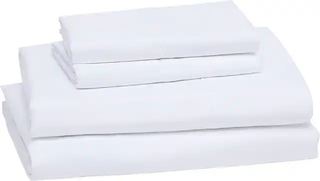 Front. J&V TEXTILES - 1000 Thread Count Deep Pocket Luxury Sheets - White - White.