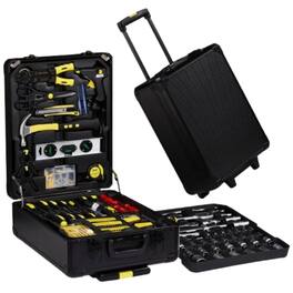 Home Collection - 799 Piece Mechanics Tool Set with Wrenches and Sockets in Trolley Case - Black