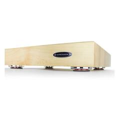 Front. IsoAcoustics - IsoAcoustics Delos 1815W2 18" x 15" x 3" Turntable Isolation Platform - Maple.