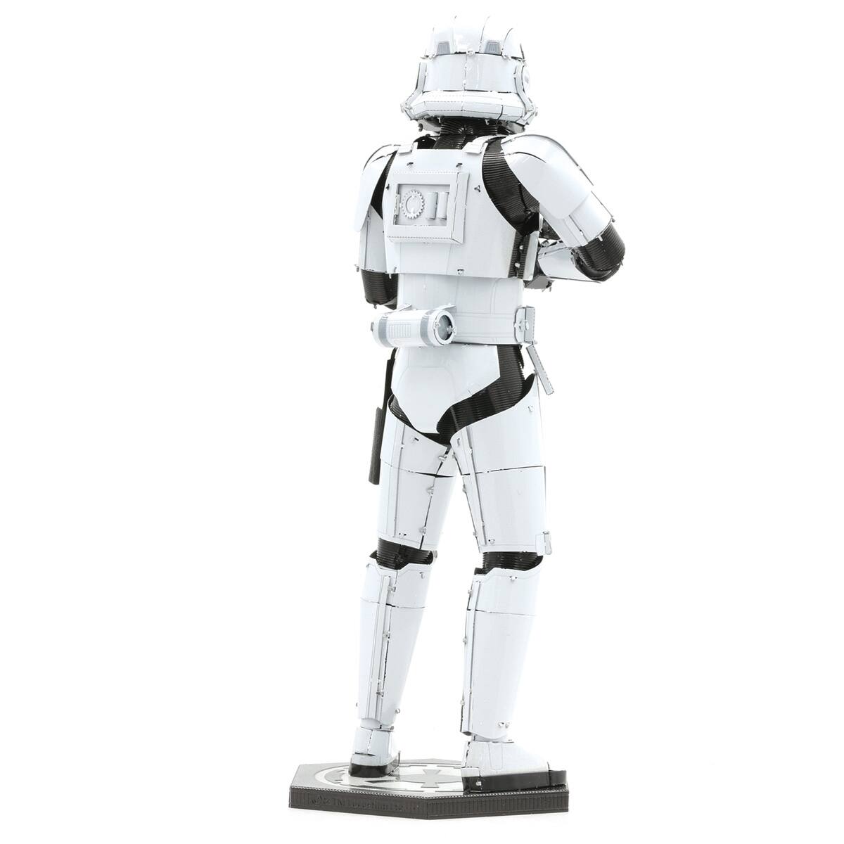Alt View 2. Metal Earth - Metal Earth Premium Series Star Wars Stormtrooper 3D Metal Model Kit Fascinations - Silver.