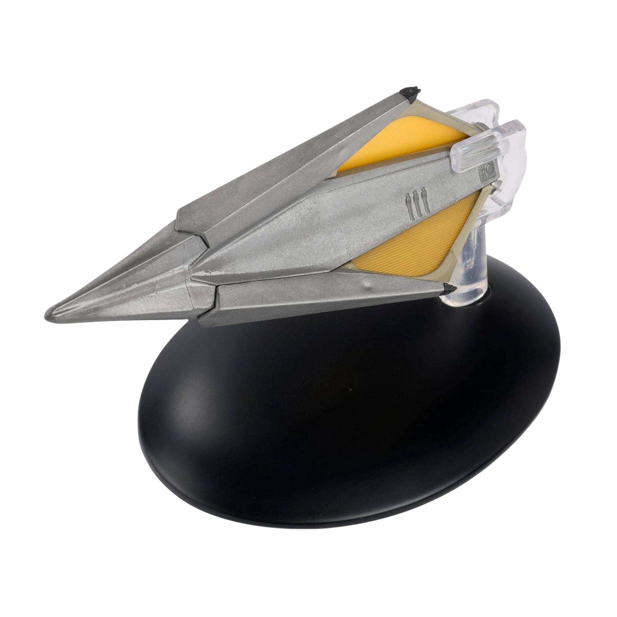Alt View 4. Eaglemoss - Eaglemoss Star Trek Starship Replica | Tholian Ship - Grey.