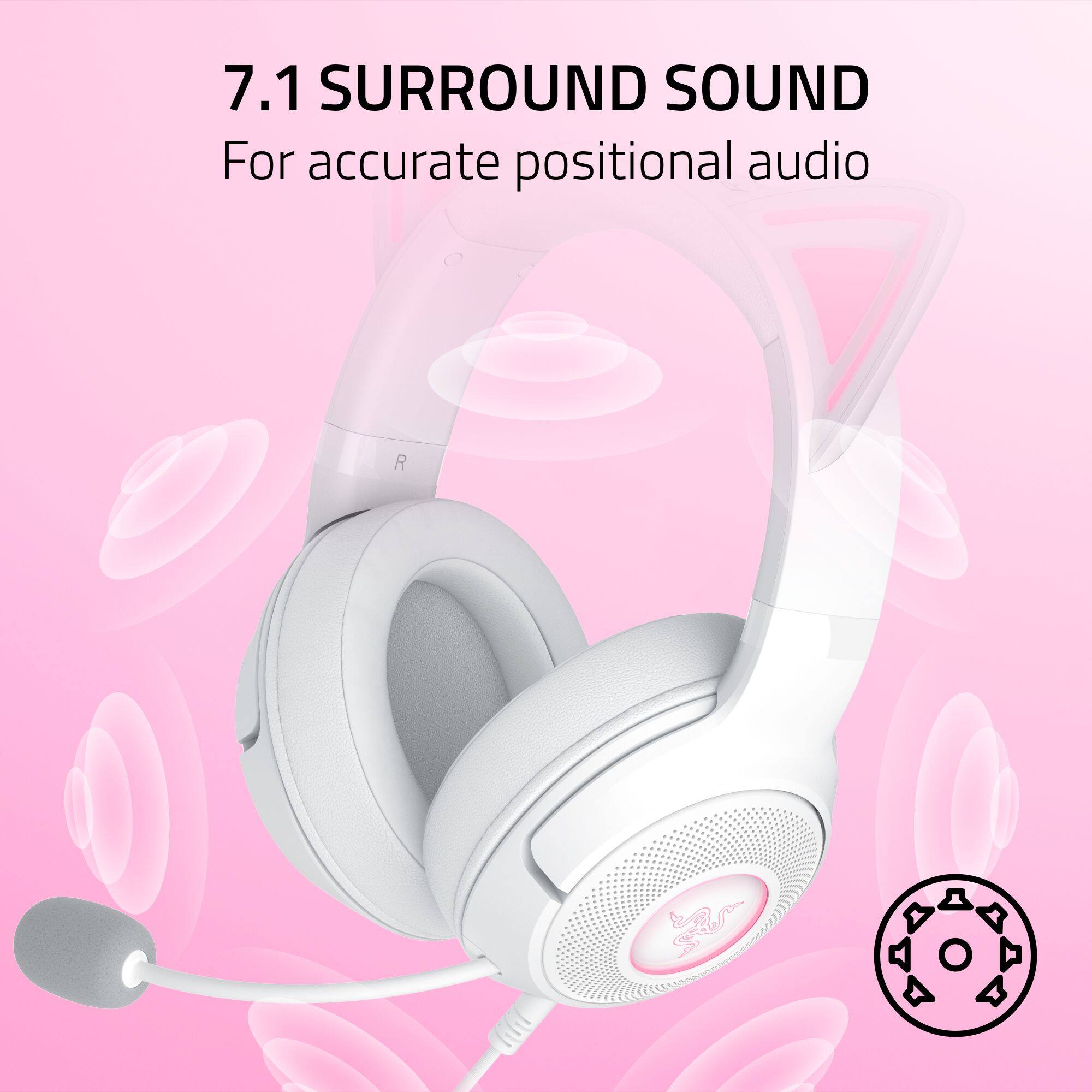 7.1 SURROUND SOUND FOR ACCURATE POSITIONAL AUDIO.