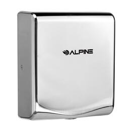 Alpine Industries - Willow Commercial High Speed Automatic 120V Electric Hand Dryer - Chrome