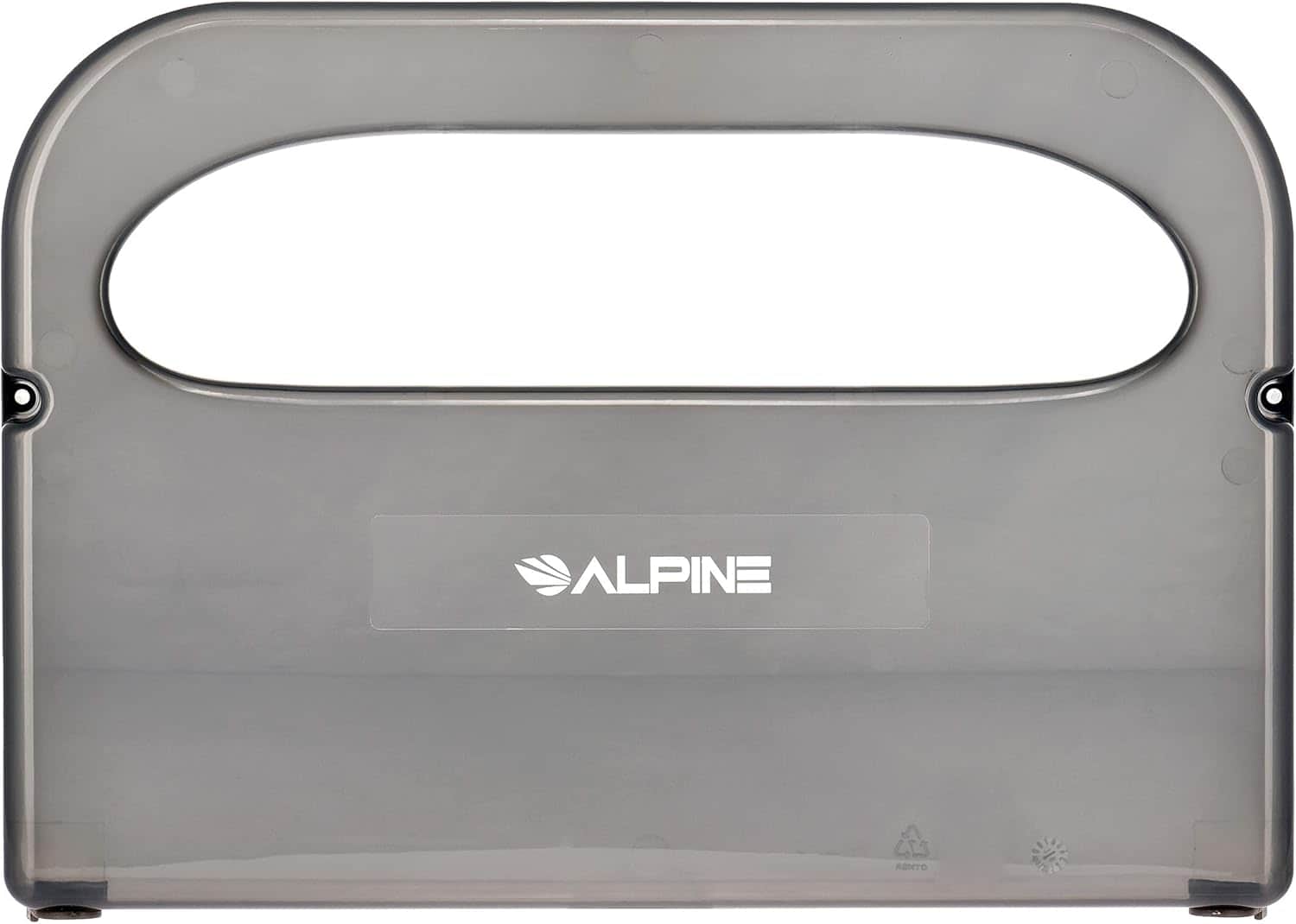 Photos - Other Tableware Alpine Industries - Half-Fold Toilet Seat Cover Dispenser - Black ALP453-PKG 