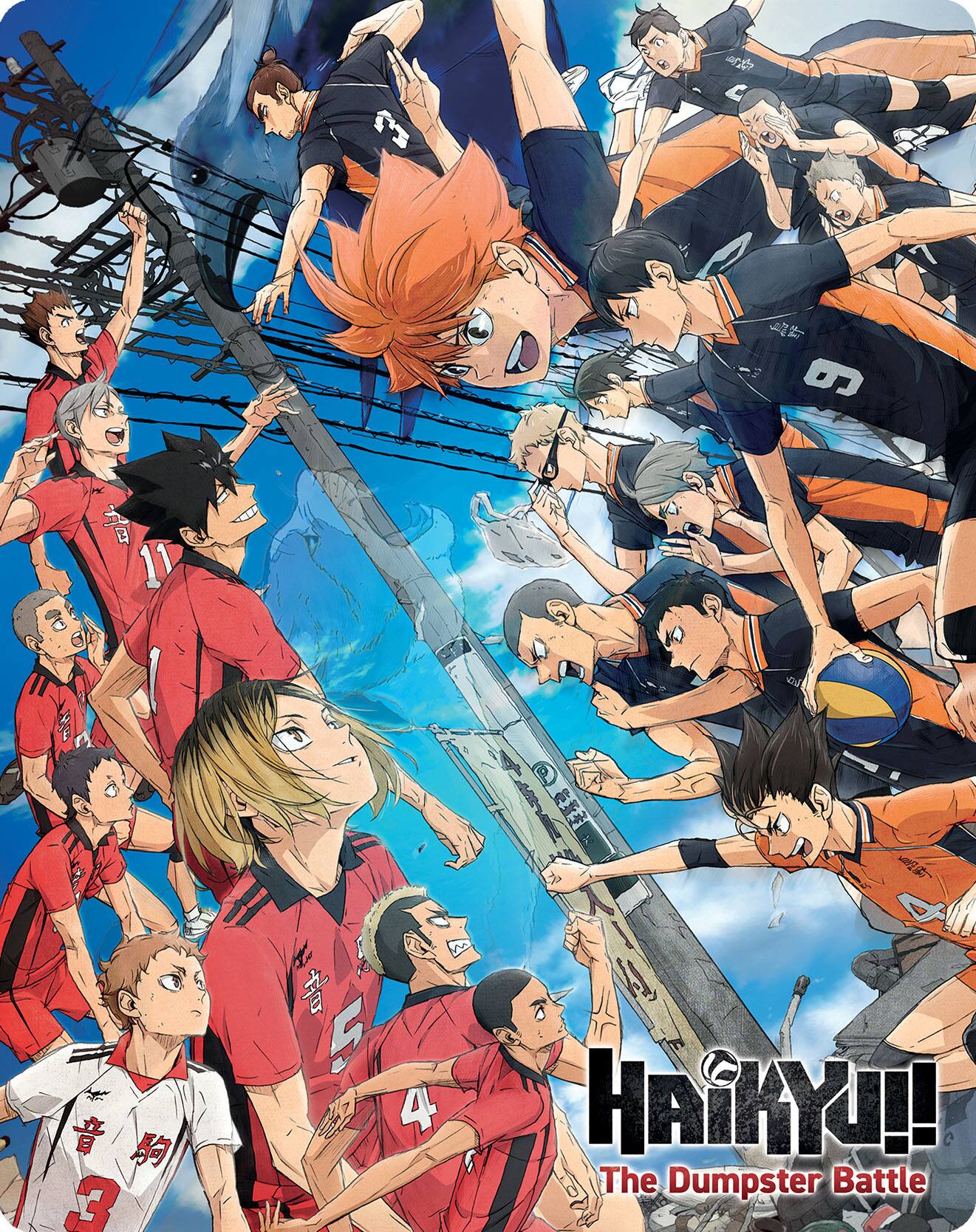Alt View 1. HAIKYU!! - Movie: The Dumpster Battle (Steelbook)   - BLU-RAY.