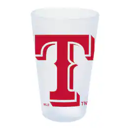 WinCraft - Texas Rangers 16oz. Icicle Silicone Pint Glass - Multicolor