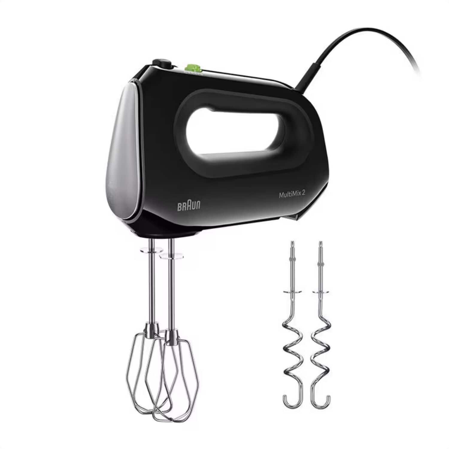 Braun - 5-Speed MultiMix 2 Hand Mixer - Black - Front_Zoom