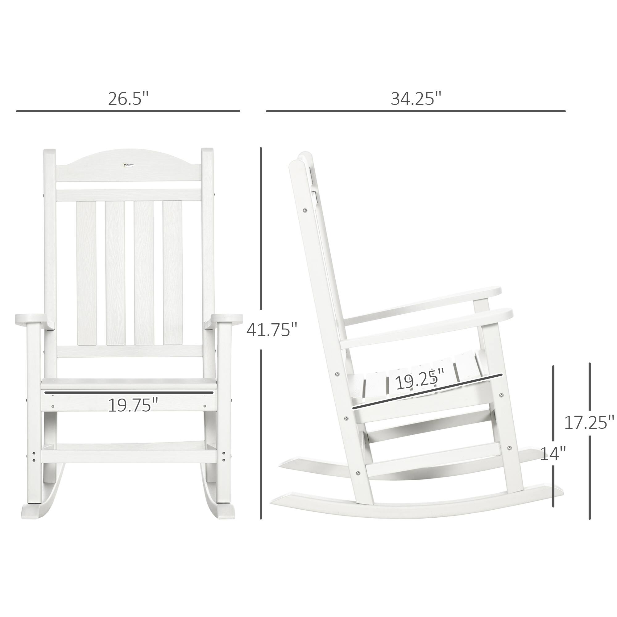The text on the image is grouped as follows:

- Height: 34.25"
- Width: 41.75"
- Depth: 26.5"
- Seat height: 19.75"
- Seat width: 19.25"
- Leg height: 17.25"
- Arm height: 14"