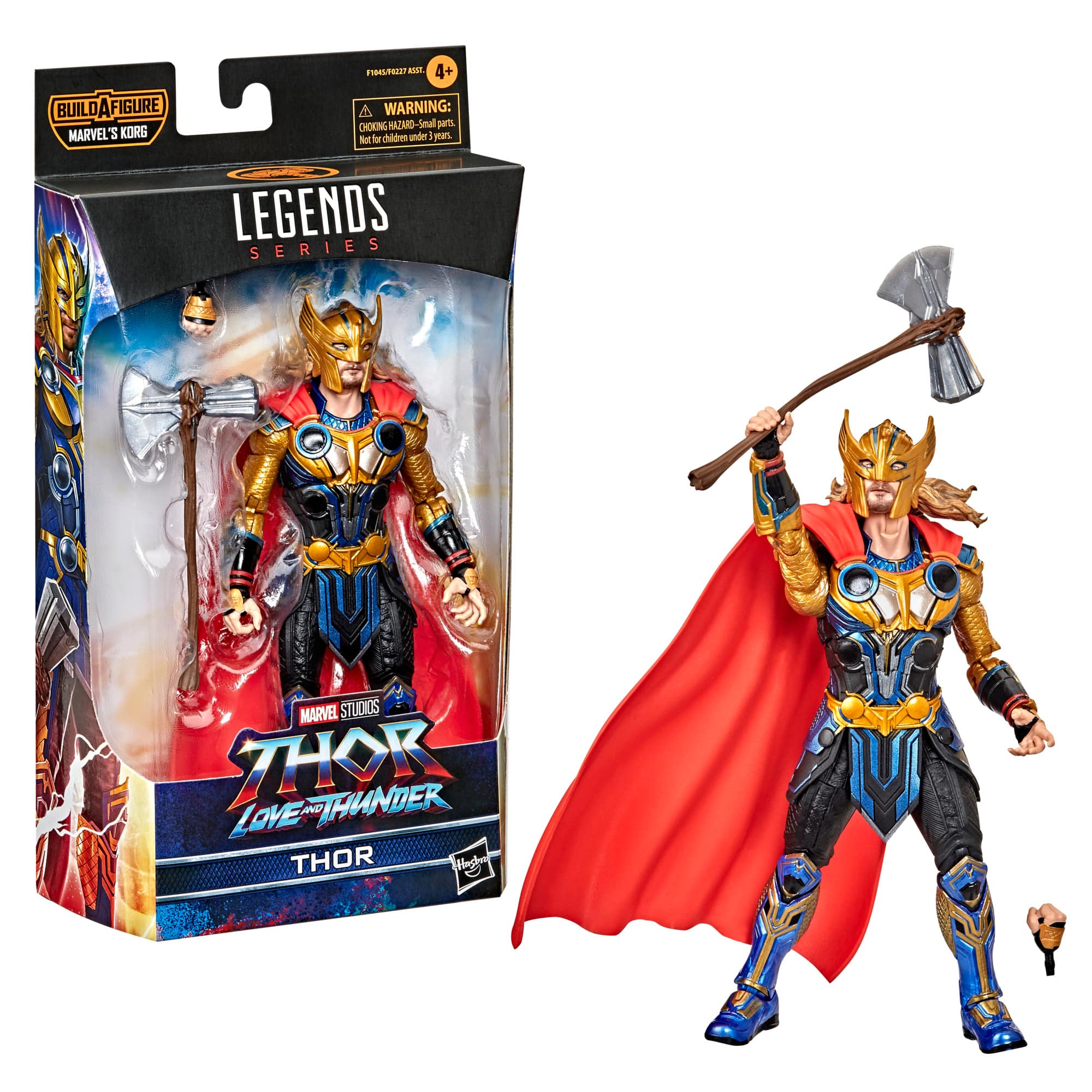 Front. Marvel - Legends Series Thor: Love and Thunder Thor.