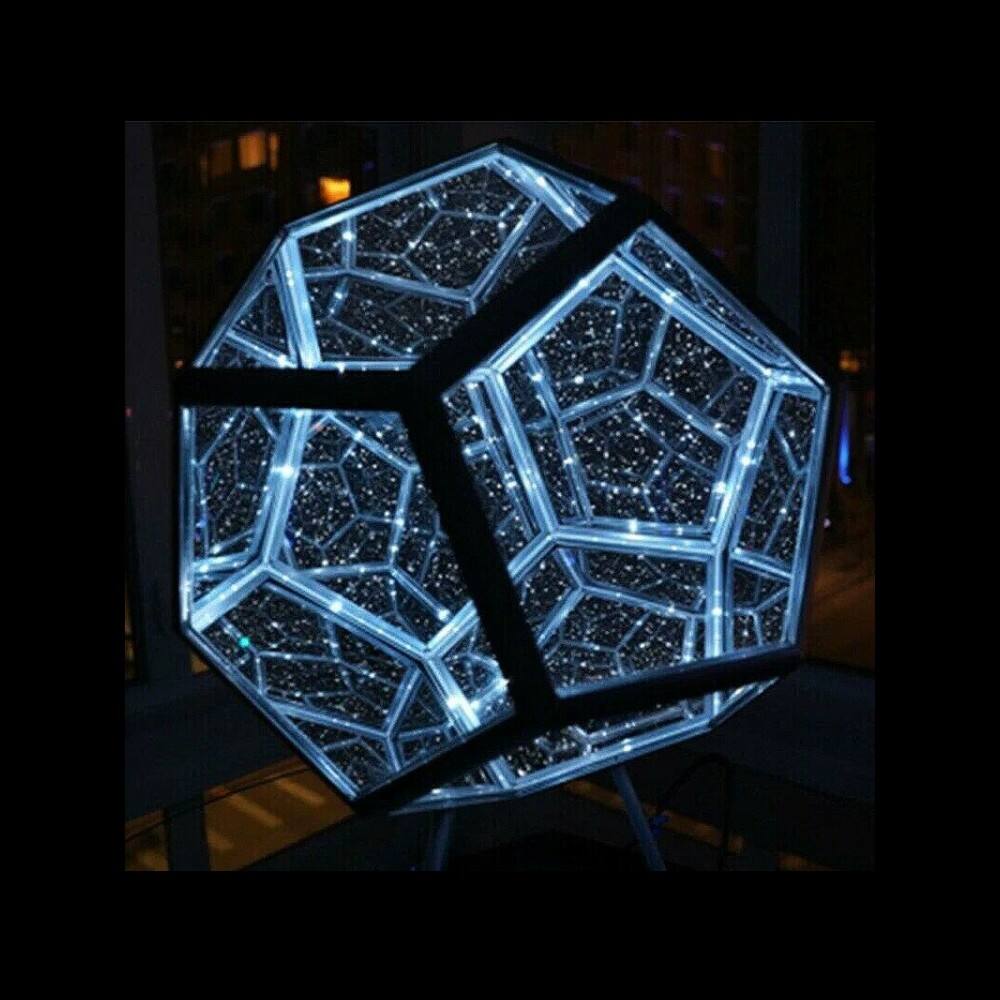 Front. Lamp Depot - RGB Color-changing Infinity Table Lamp.