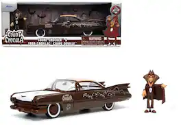 Jada Toys - General Mills - 1:24 '59 Cadiallac Coupe Deville Die-Cast Car & Count Chocula Figure - COLLECTIBLES - Multicolor