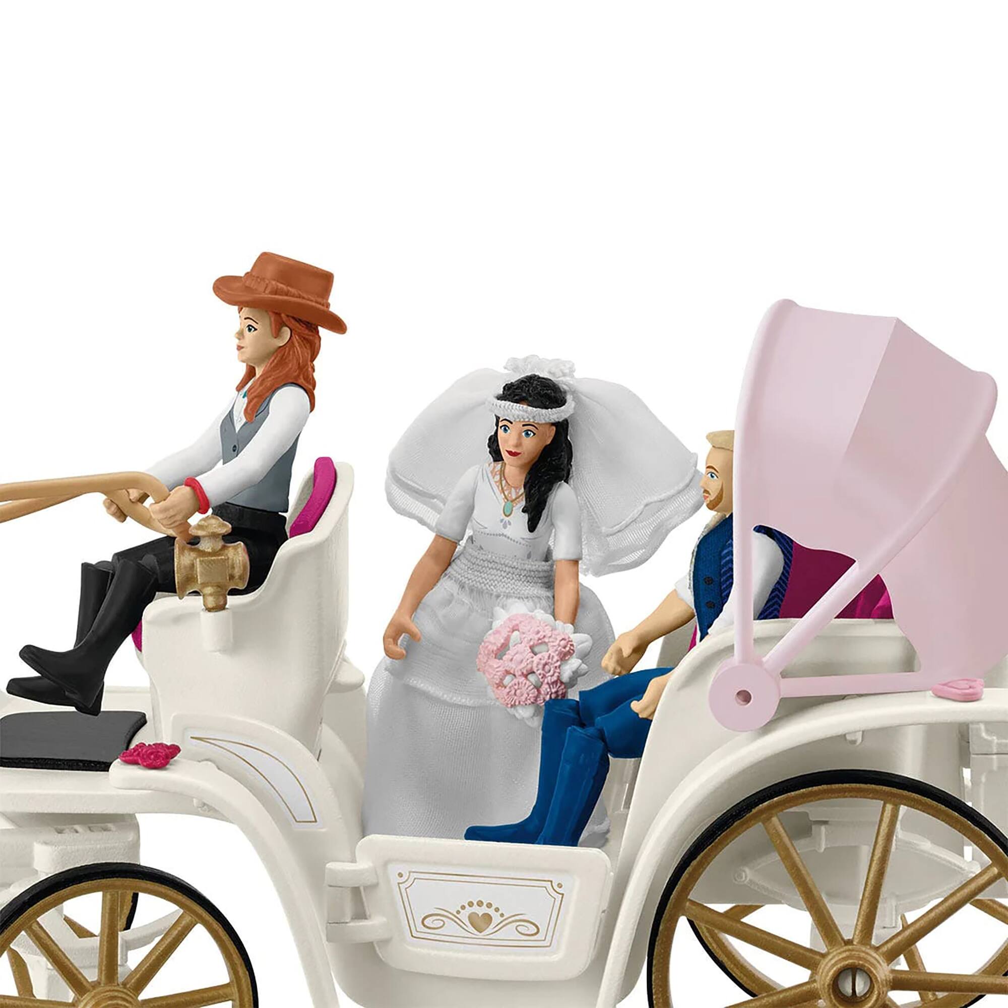 Alt View 4. Schleich - Horse Club: Wedding Carriage.