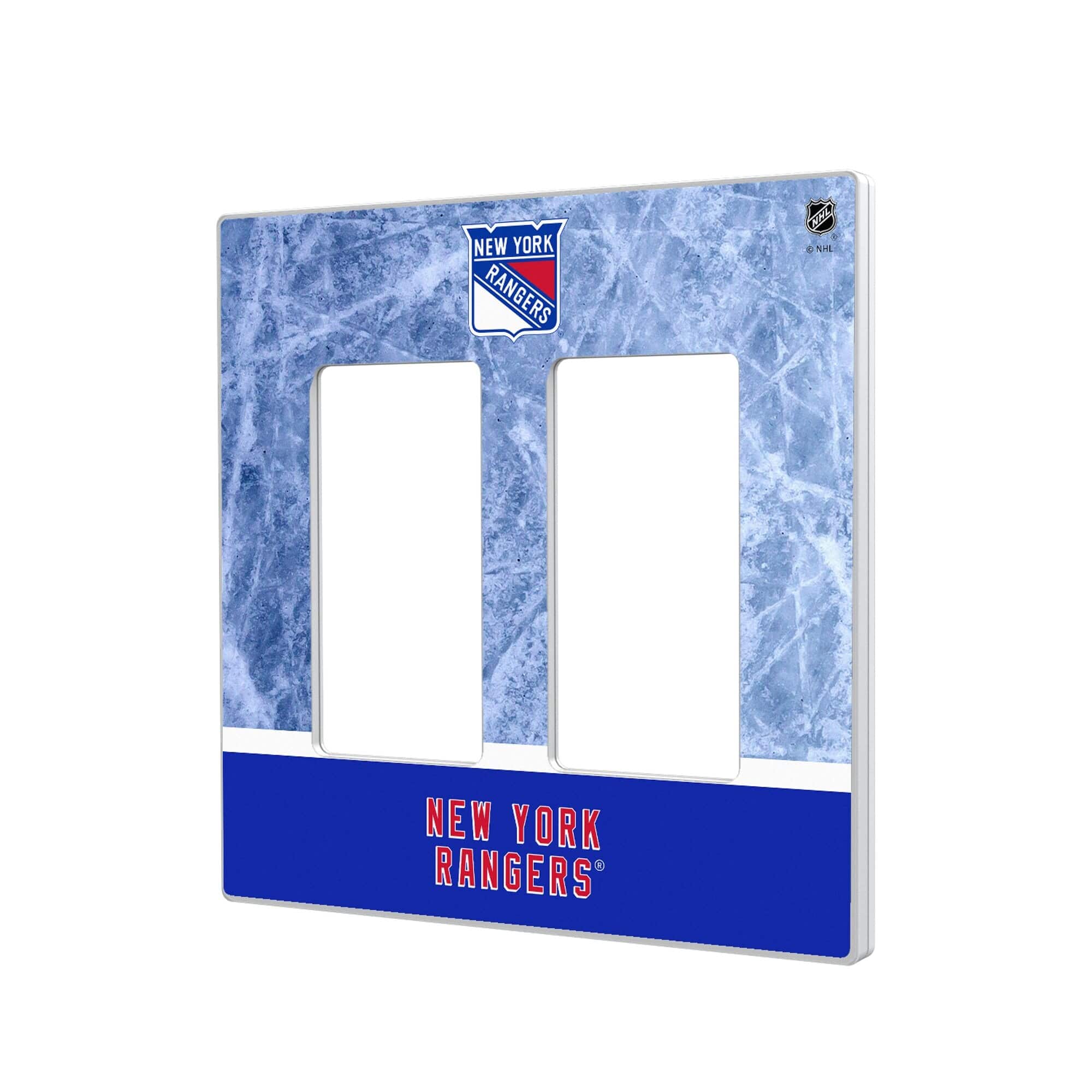 Keyscaper - New York Rangers Wordmark Double Rocker Lightswitch Plate - Multicolor price history on PriceWatchPro