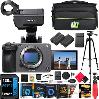 Bundle Sony Cinema Line FX3 Full Frame Camera Body Kit + XLR Top Bundle Sony Cinema Line FX3 Full Frame Camera Body Kit + XLR Top