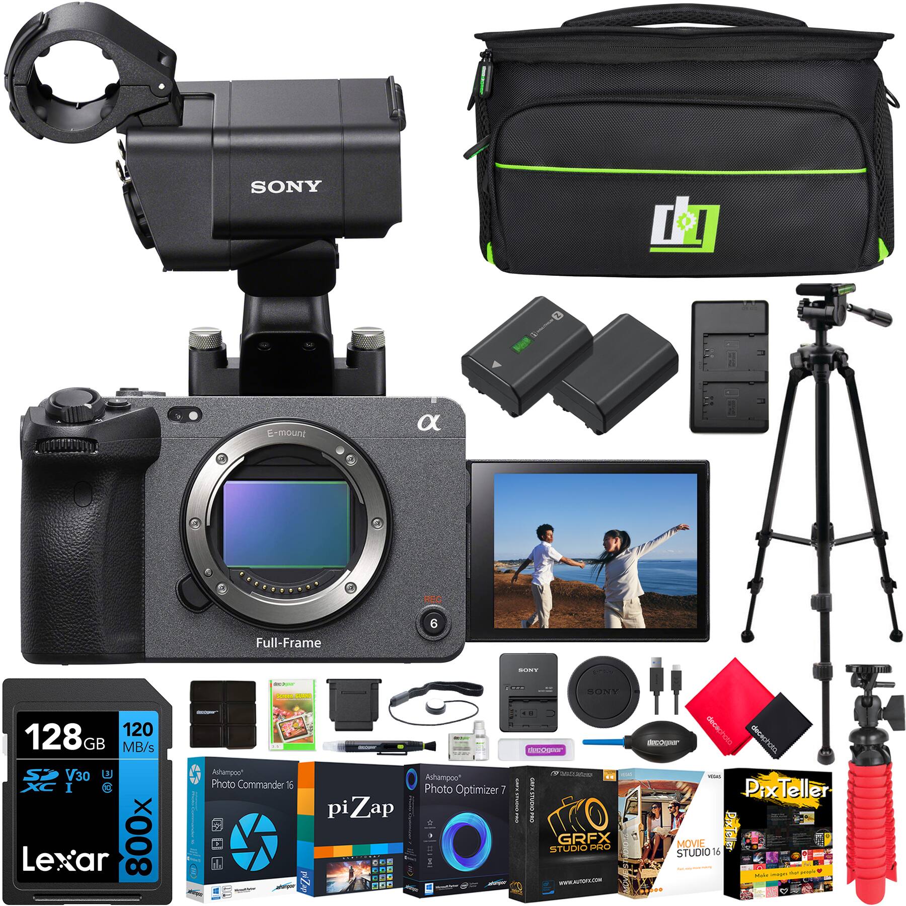 SONY E-mount
Full-Frame
128 GB 120 MB/s V30
Lexar 800x
Anhampoo Photo Commander 16
Ashampoo Photo Optimizer 7
piZap
SONY
TNTAN
GREX STUDIO PRO
www.AUTO.COM
PixTeller
MOVEE STUDIO 16
128 GB 120 MB/s V30
800x
Lexar
Anhampoo Photo Commander 16
Ashampoo Photo Optimizer 7
piZap
GREX STUDIO PRO
MOVEE STUDIO 16
PixTeller
