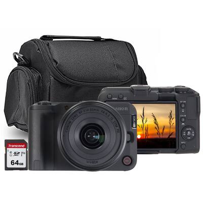 Canon EOS R50 V Mirrorless Camera and RF S 14 30mm f/4 6.3 IS STM Canon EOS R50 V Mirrorless Camera and RF S 14 30mm f/4 6.3 IS STM