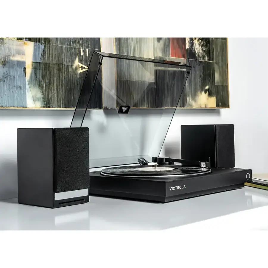 Alt View 18. Victrola - Victrola Automatic Turntable - Black.