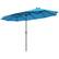 Front. Costway - 15FT Patio Double-Sided Umbrella Crank Outdoor Garden Market Sun Shade - Blue.