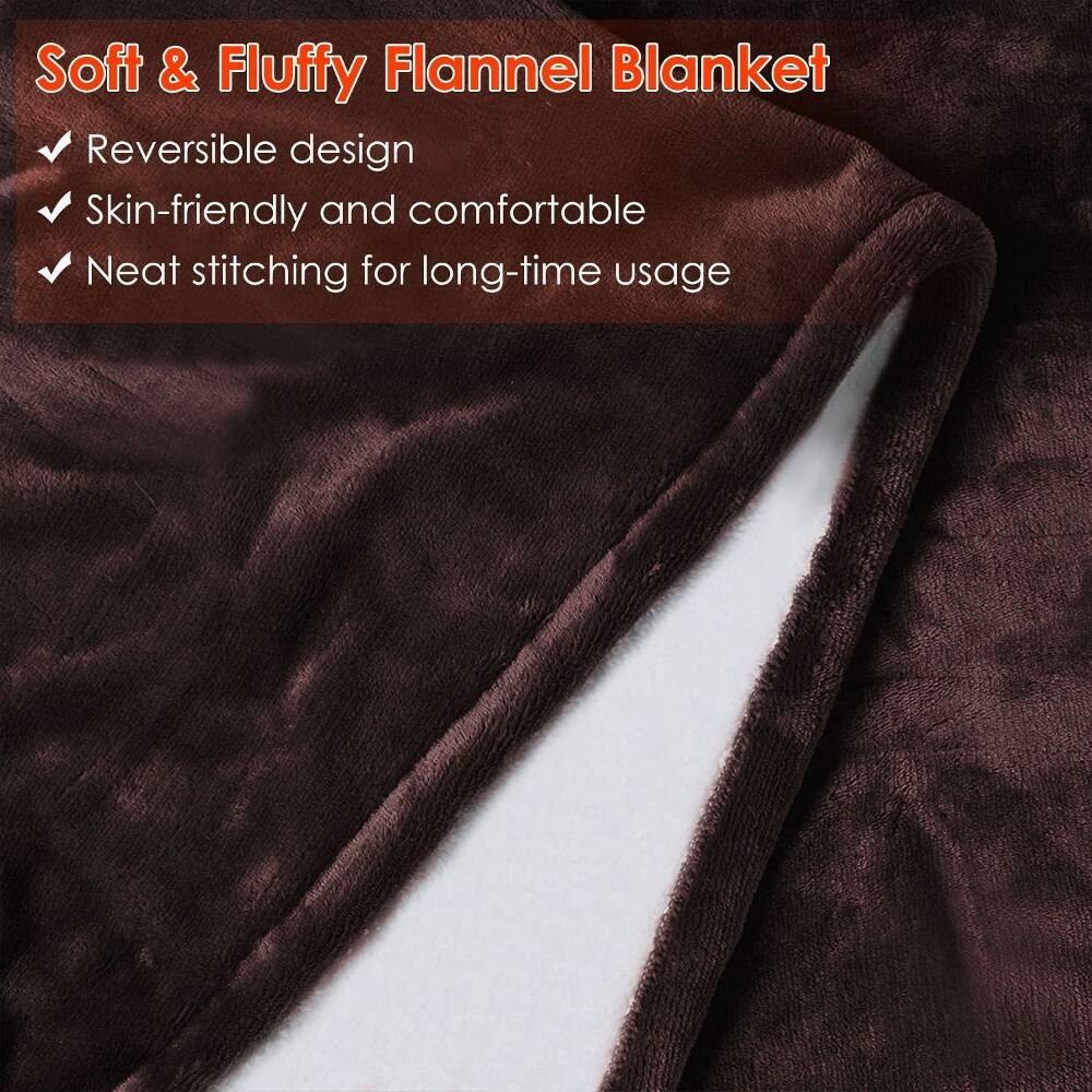 Soft & Fluffy Flannel Blanket

- Reversible design
- Skin-friendly and comfortable
- Neat stitching for long-time usage
