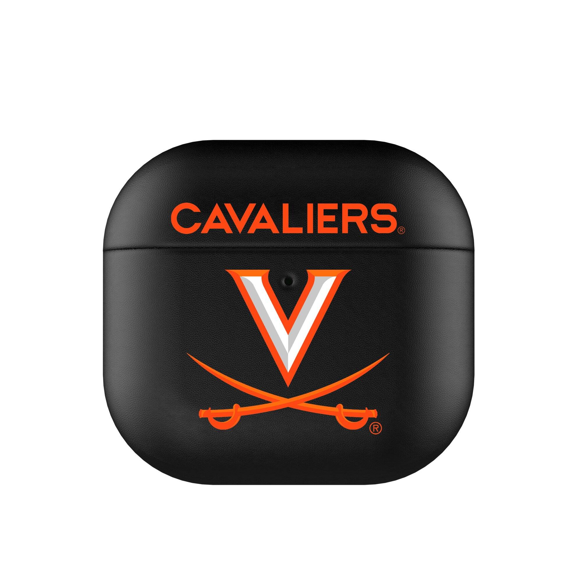 Front. Keyscaper - Virginia Cavaliers Virginia Cavaliers Insignia AirPods 4th Generation Case Cover - No Size - Black.