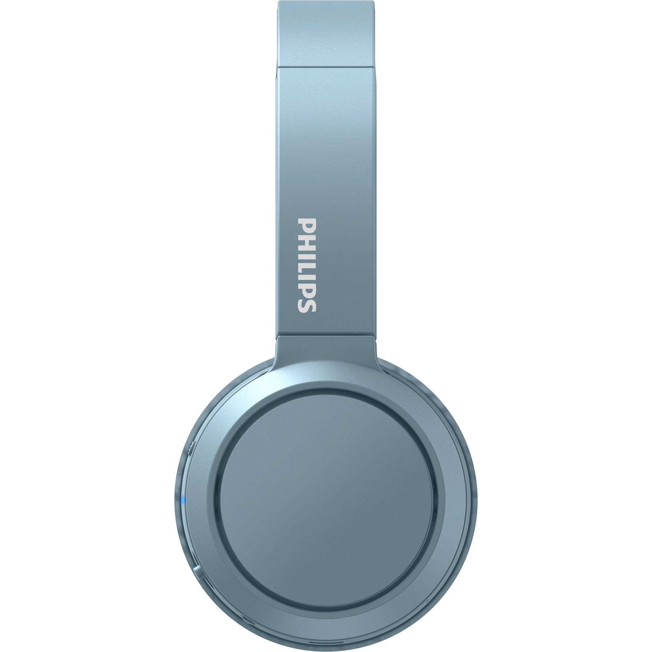 Alt View 13. Philips - TAH4205BL Wireless Over-the-head Headphones - Blue.
