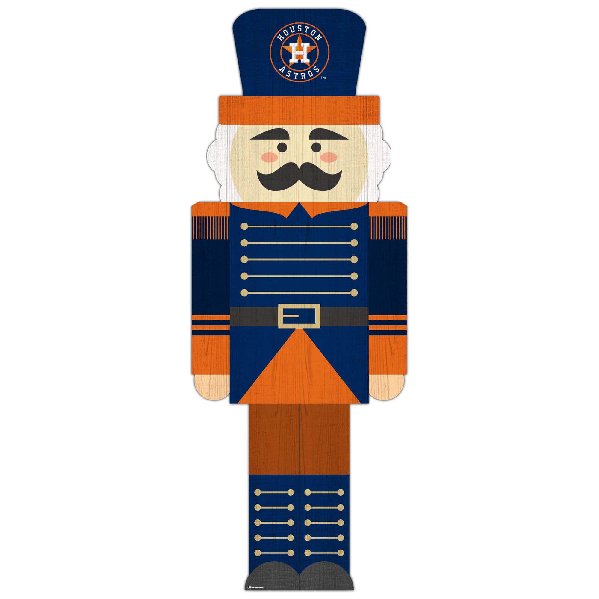 Fan Creations - Houston Astros 31'' Nutcracker Leaner - Multicolor