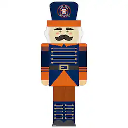 Fan Creations - Houston Astros 31'' Nutcracker Leaner - Multicolor