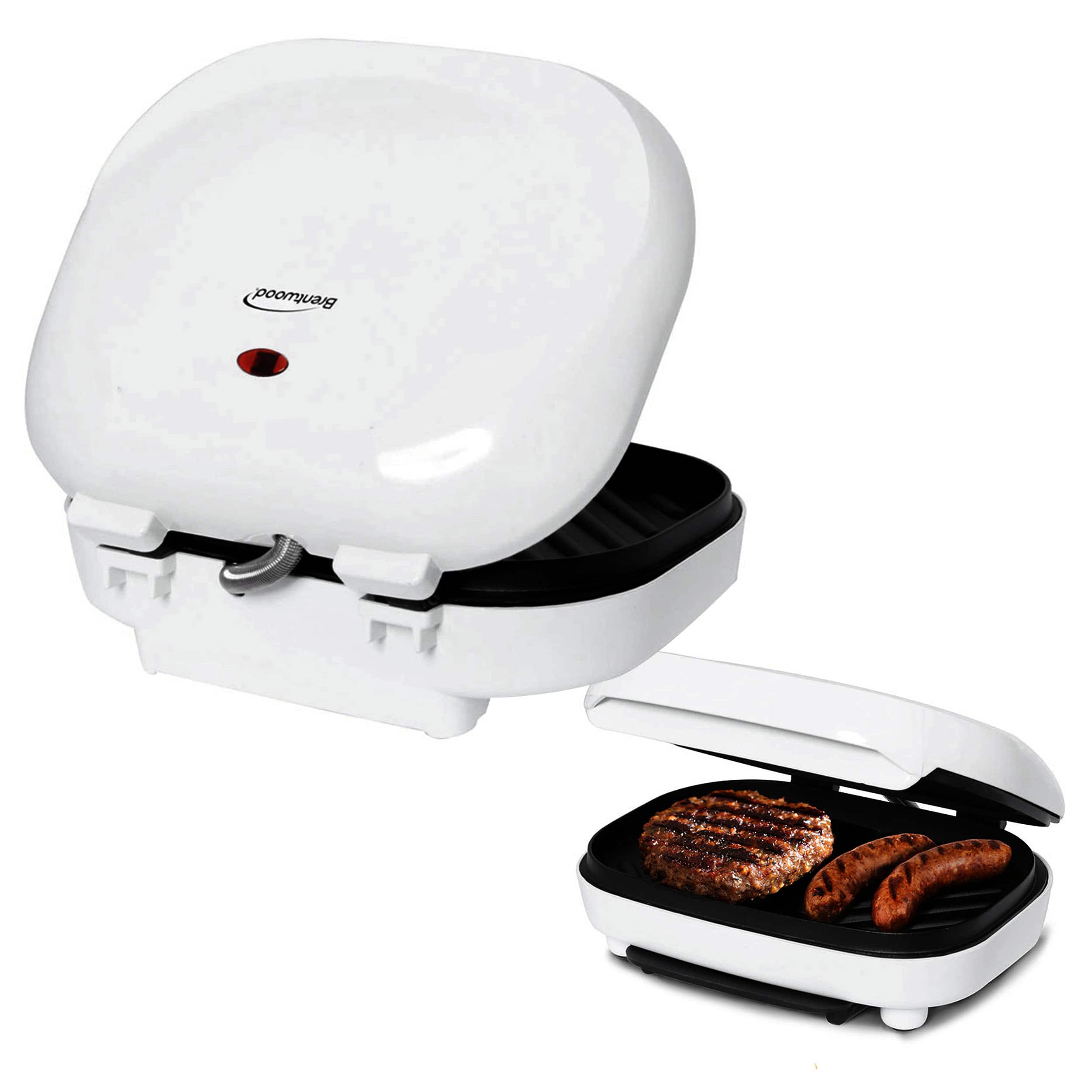Brentwood | | 2-Slice Contact Grill | White | Best Buy