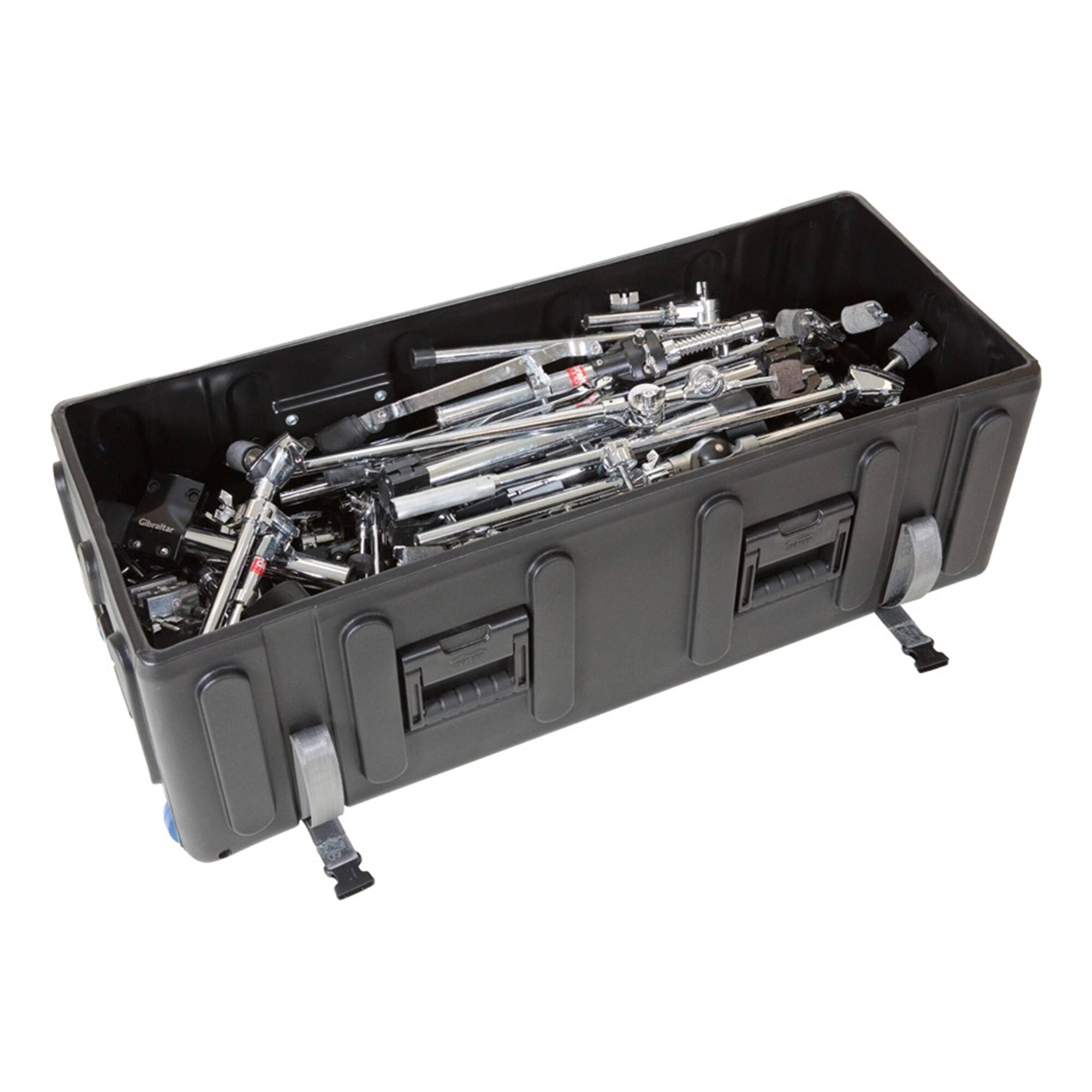 Alt View 8. SKB - Roto-Molded Large Drum Hardware Case with Wheels 1SKB-DH4216W.