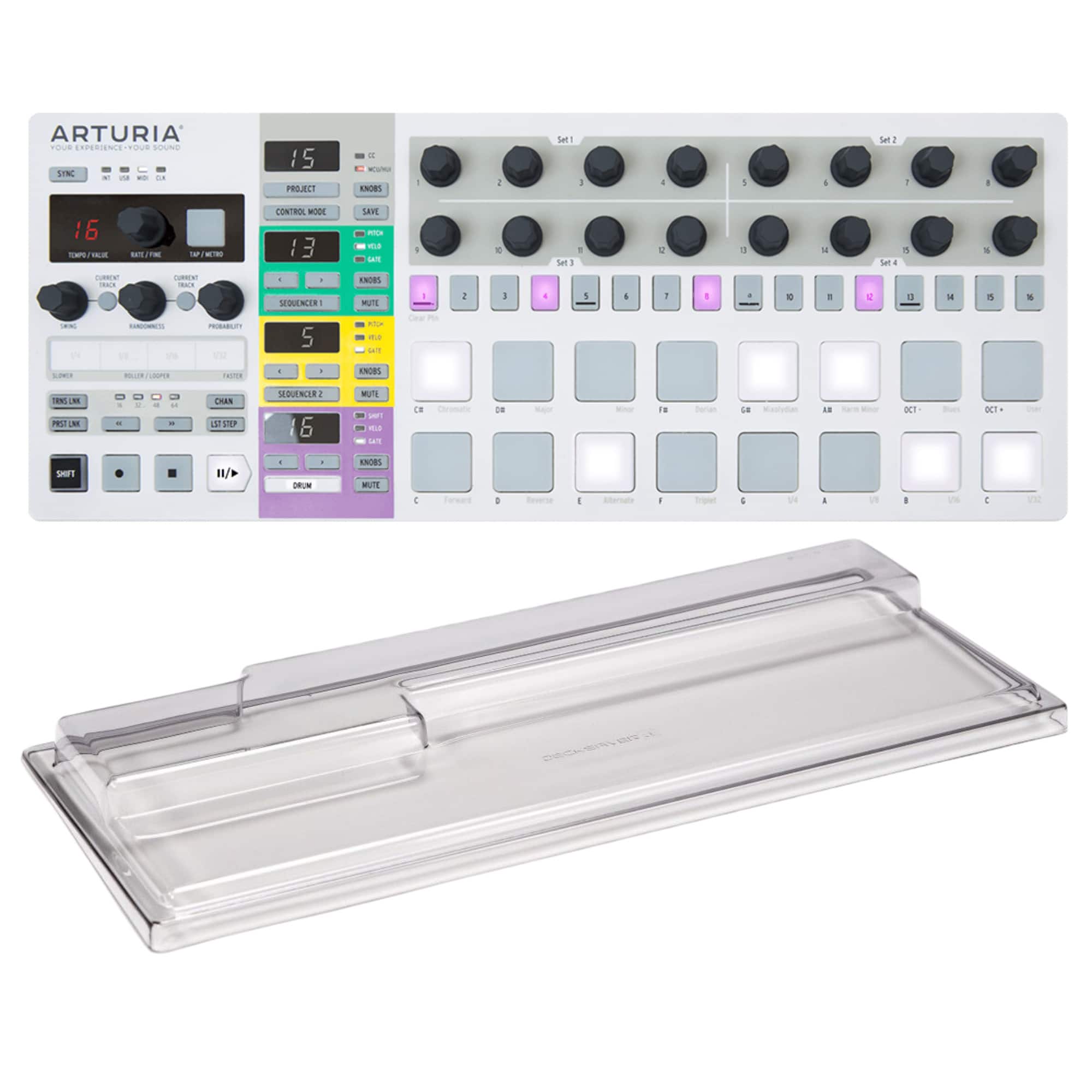 Arturia - BeatStep Pro Controller & Sequencer with Decksaver Cover