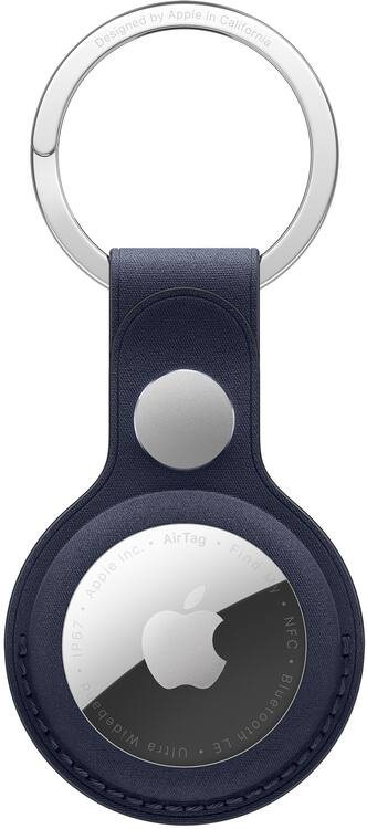 Apple AirTag FineWoven Key Ring Navy - Best Buy Apple AirTag FineWoven Key Ring Navy - Best Buy