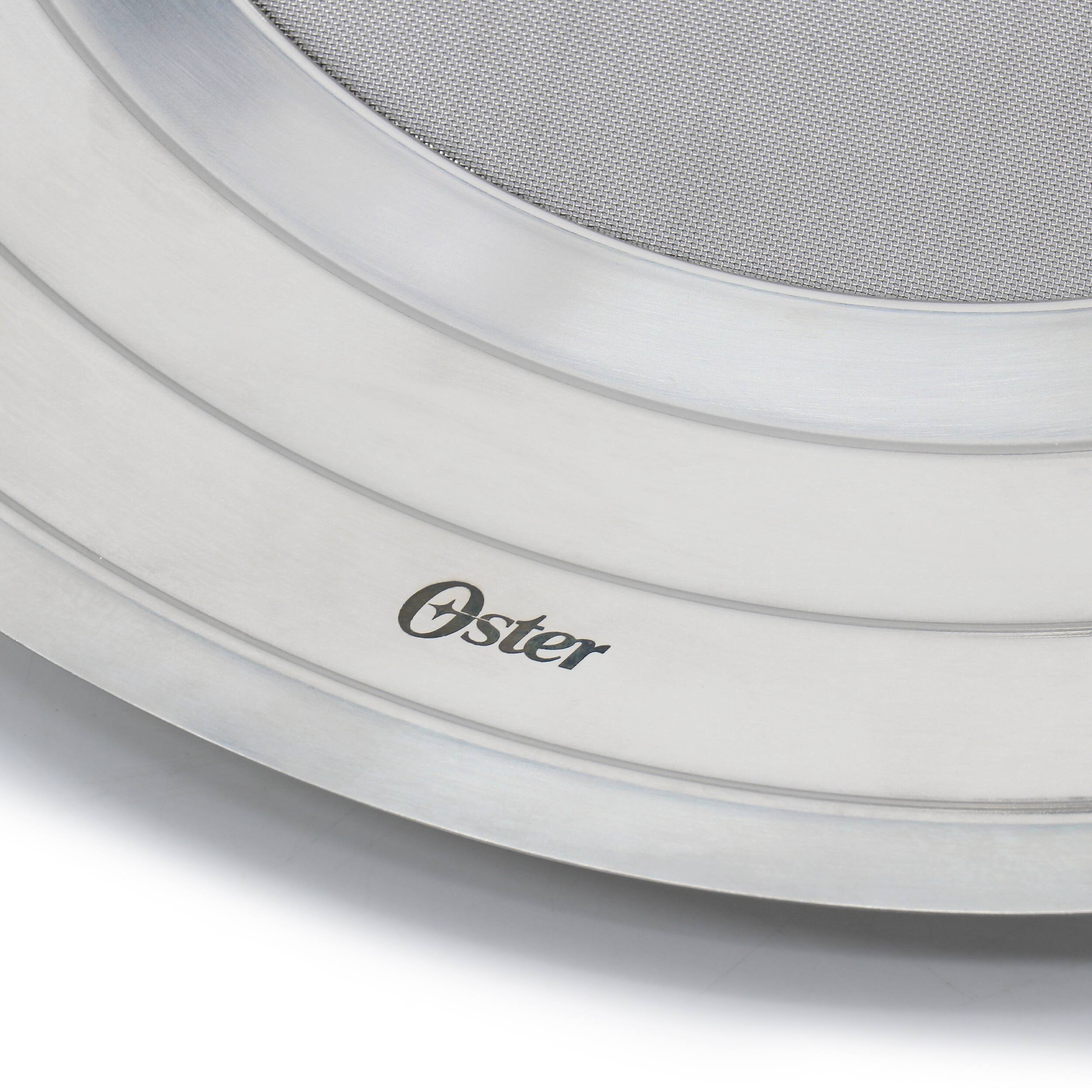 Alt View 2. Oster - Oster Baldwyn 12 Inch Round Stainless Steel Splatter Guard with Foldable Handle - Silver.