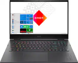 HP - OMEN 16 Gaming Laptop (Ryzen 7 5800H, 32GB, 1TB SSD, 16.1, (1920x1080), RTX 3050 Ti, Win 11 Pro ) - Black