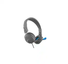 JLab - Jbuddies Learn HJLEARNRGRYBLU4 On-ear Volume-safe Kids Headphones - Retractable Mic - Gray / Blue