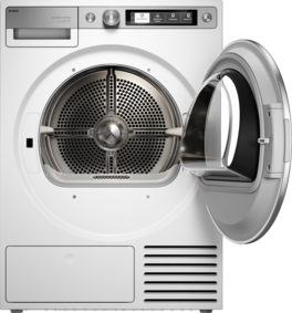 Asko - 5.2 cu. ft. Stackable Electric Vented Dryer - Butterfly Drying System, Soft Drum Technology, 17 Programs – - White