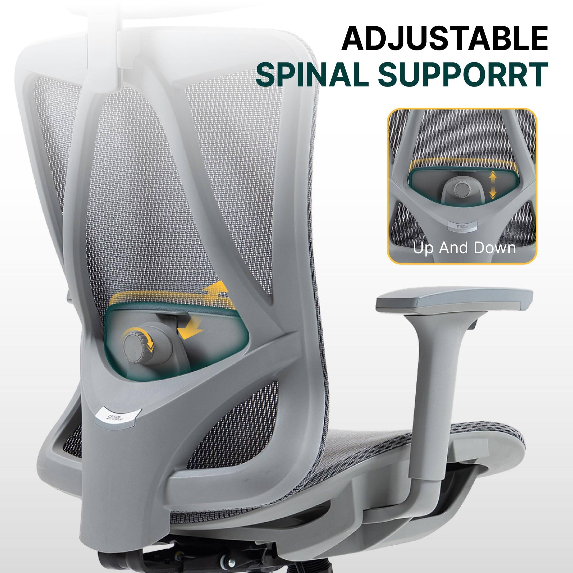 ADJUSTABLE SPINAL SUPPORT  
Up And Down