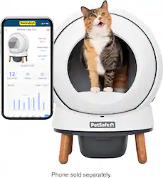 PetSafe - ScoopFree SmartSpin - White - Front_Zoom